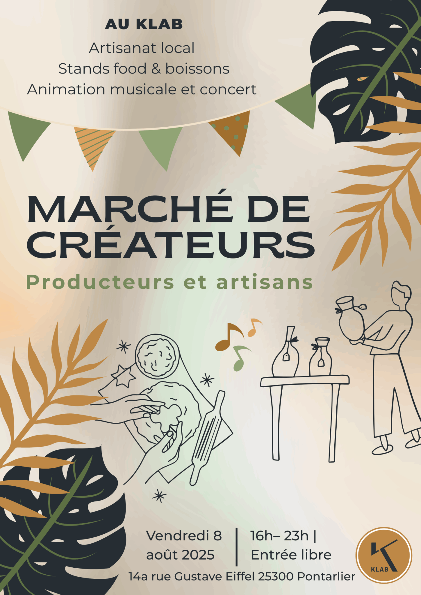 marché créateurs artisans producteurs Pontarlier